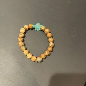 Beaded turtle bracelet